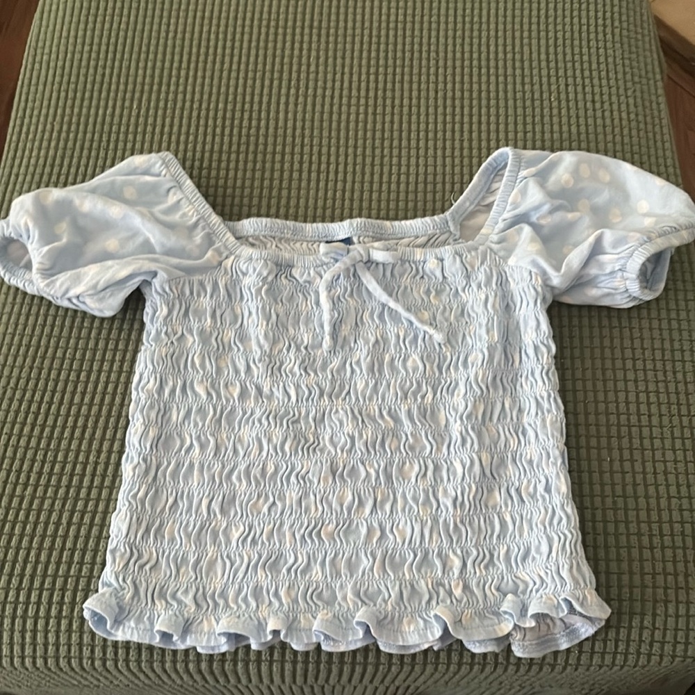 Girls, Old Navy size M (8), polkadot top